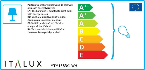 Abażurowa LAMPA stołowa SPAN MTM1583/1 Italux kryształki LAMPKA glamour OPRAWA crystal organza mgiełka chrom biała