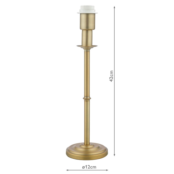 Podstawa do lampki stołowej Marble MAR4245-EH Dar Lighting metalowa mosiądz