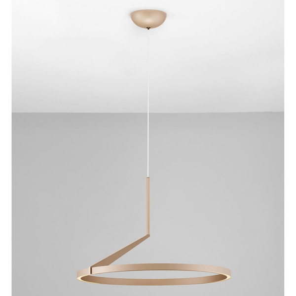 Lampa wisząca pierścień ZUDANEZ LE44773 LED 31W 2700-4000K ring złota