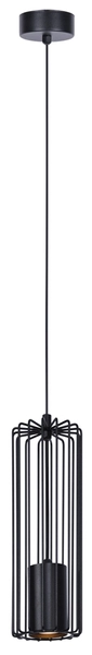 Pojedyncza lampa wisząca Falcon K-4930 do holu czarna