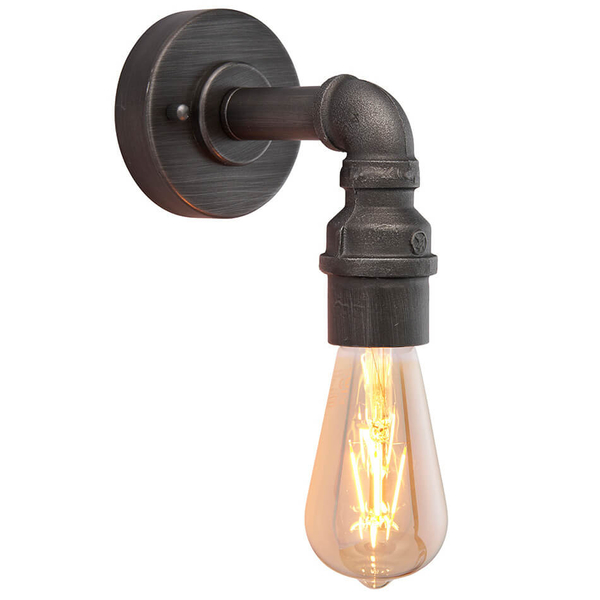 Ścienna lampa loftowa Pipe 78765 rura postarzana cyna
