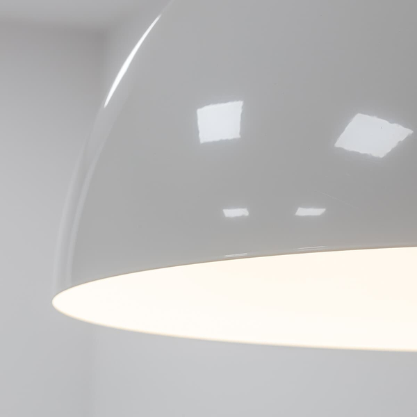 Kopułowa lampa zwisowa Hemisphere Super 10695 Nowodvorski do salonu biała