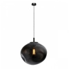 Salonowa lampa wisząca szklana AVIA 11156108 Kaspa loft czarna