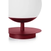 Lampa na stolik PLAAT ST PLS154P1 do sypialni burgundowa