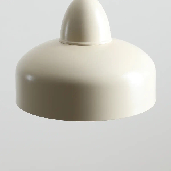Wisząca lampa nad wyspę Como 946G9 Aldex metalowy abażur kremowy
