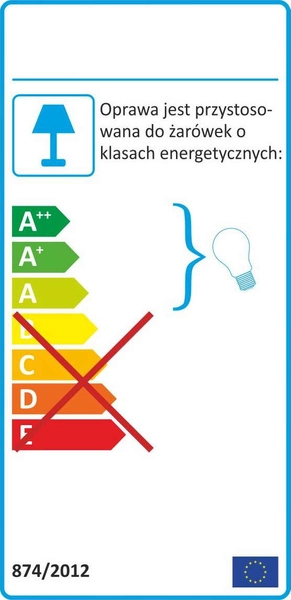 Lampa ścienna HONEY 312693 Polux metalowa kinkiet oktagon modernistyczny czarny złoty
