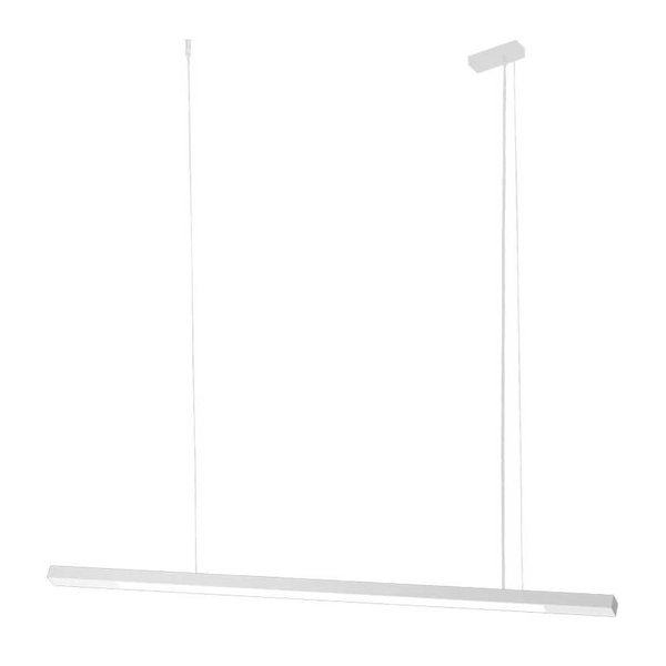 LAMPA wisząca HAKODA 1953 Shilo metalowa OPRAWA zwis LED 16W 3000K listwa biała