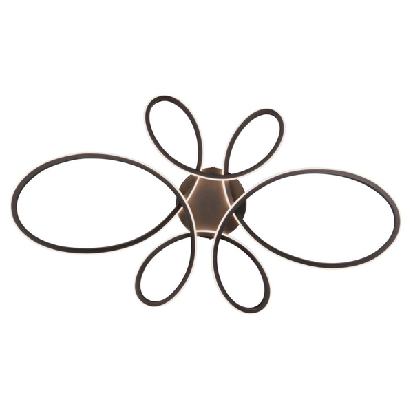 Designerski plafon sufitowy Fly 645619132 LED 32W 3000K czarna biała