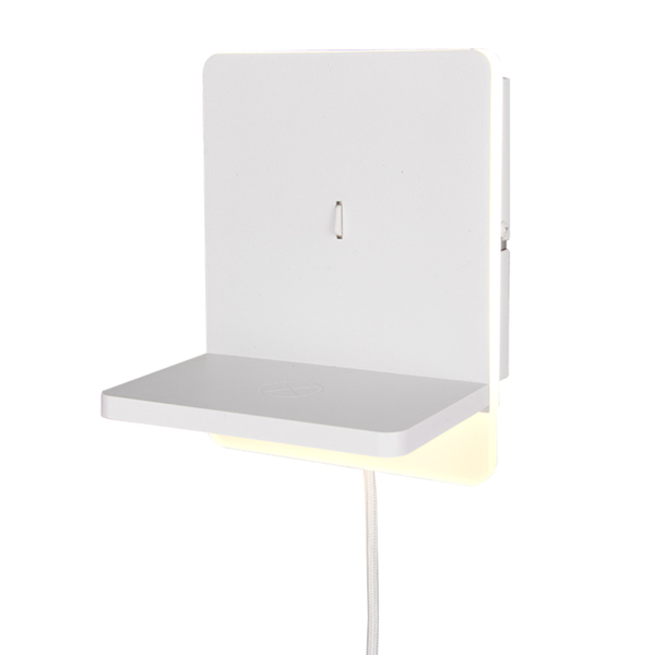 Lampa ścienna sypialniana FAIRFIELD 248670131 Trio LED 9W 3000K biały