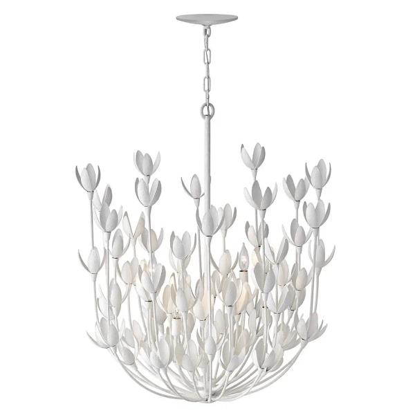 Lampa wisząca do sypialni Flora QN-FLORA6-WHT dekoracyjna kwiaty biały