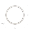 Owalna lampa sufitowa z pilotem PURE-LINES grafitowa 6306-13 1xLED 42W CCT