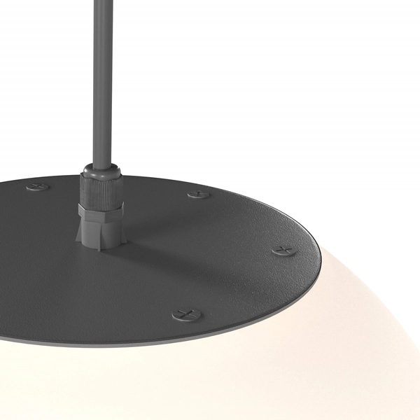 Lampa kulista wisząca Erda O594PL-01B ball IP54 biała