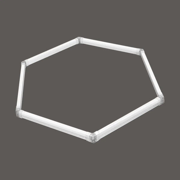 Geometryczny plafon Geometric New LP-0209/1C 4K LED 4000K IP44 biały