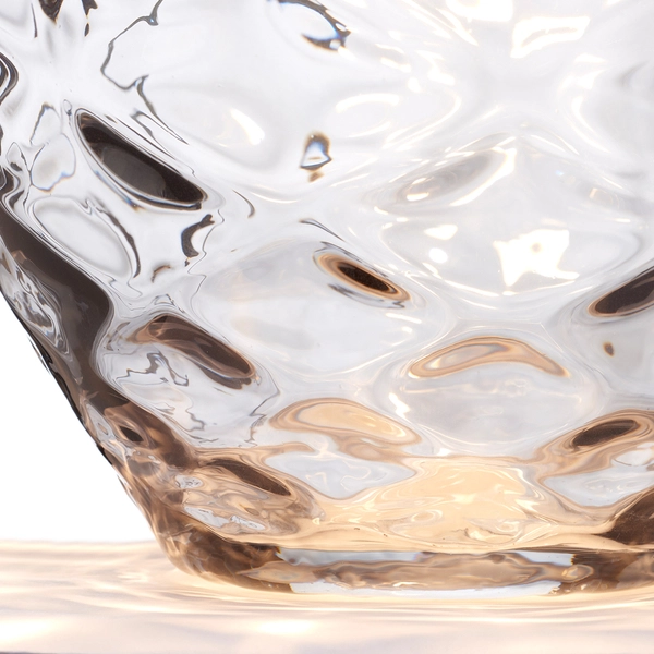 Lampka biurkowa QN-SAMARA-TL-SMK do salonu szklana szara