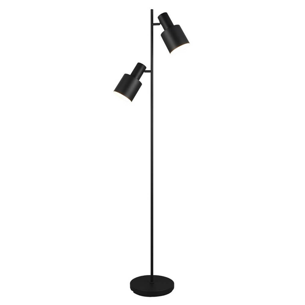 Podłogowa lampa ELIOR DL232419400 Trio reflektorki metalowa czarna