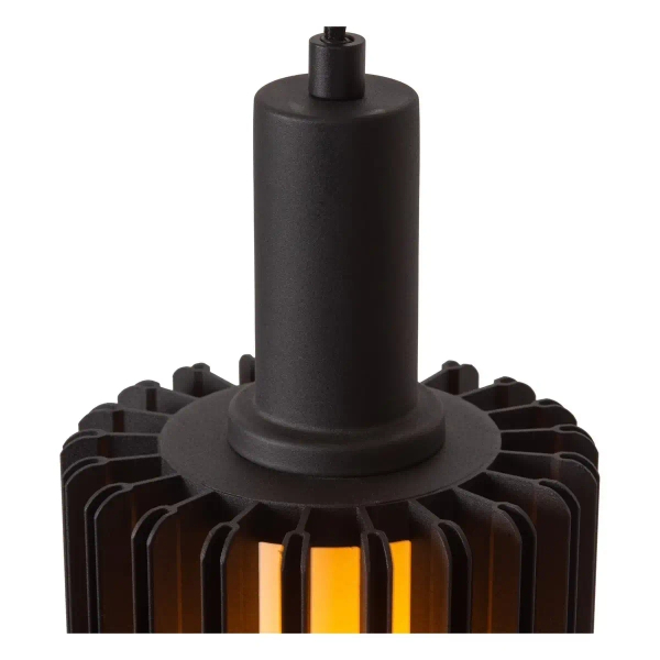 Loftowa wisząca lampa Lambres 45410/15/30 Lucide do sypialni czarna