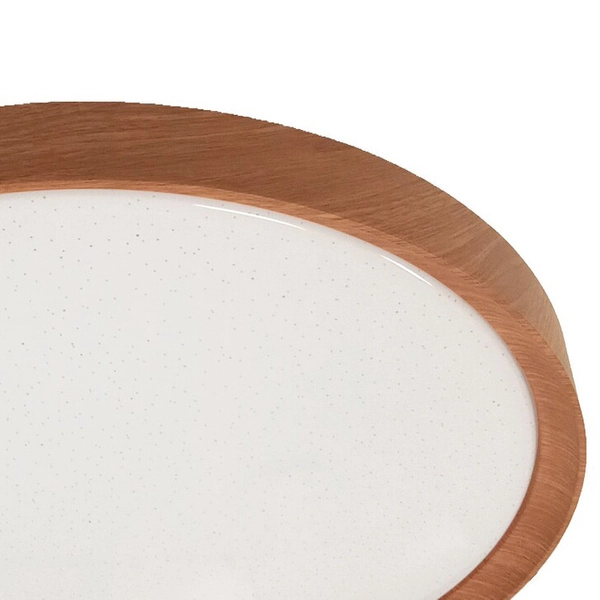 Sypialniany plafon Sherwood okrągły LED 50W 3000-6500K drewniany