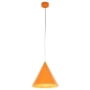Lampa wisząca nad stół CONO 10064 stożkowa pomarańczowy