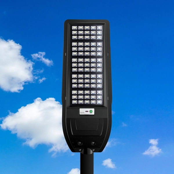 Lampa solarna Via EKO9096 Ekolight LED 200W 6000K na pilot IP65 czarna