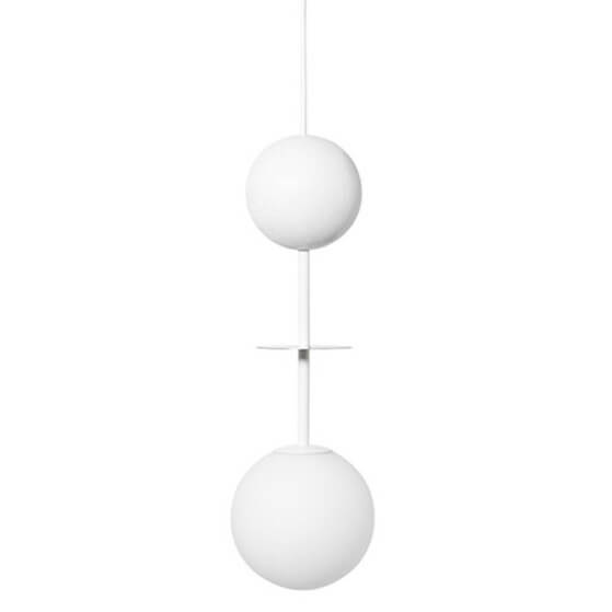 Kulista wisząca lampa do jadalni Oio OIA111P0 okrągła biała