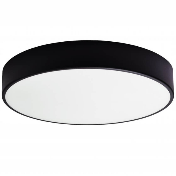 Pokojowa lampa sufitowa 137623621986 czarny plafon okrągły z sensorem ruchu