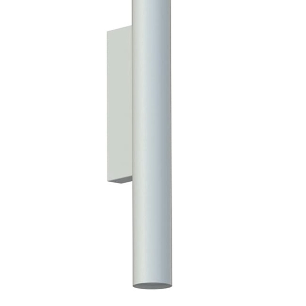 Podłużna lampa ścienna tuba Fourty 10892 Nowodvorski sypialniana szara