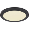 LAMPA sufitowa LASSE 12379-24B Globo okrągła OPRAWA metalowa LED 24W 3000K - 6500K plafon czarny