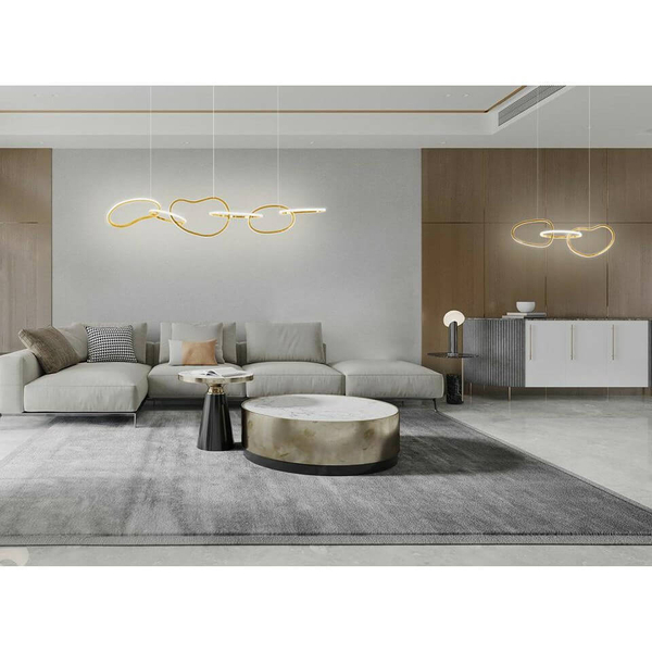 Nowoczesna lampa wisząca Jazz MSE1501100203 Moosee LED 36W 3000K złota