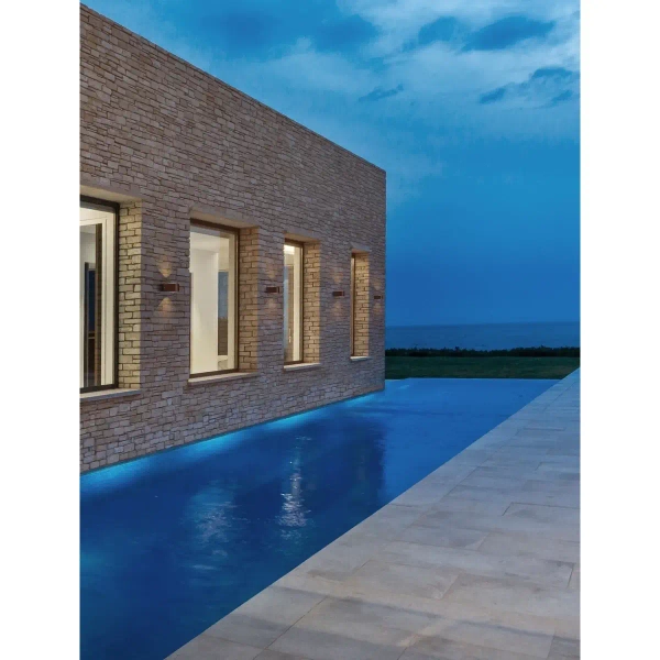 Elewacyjna ścienna lampa DALUNIA LE75207 LED 11W 3000K IP54 rdzawa