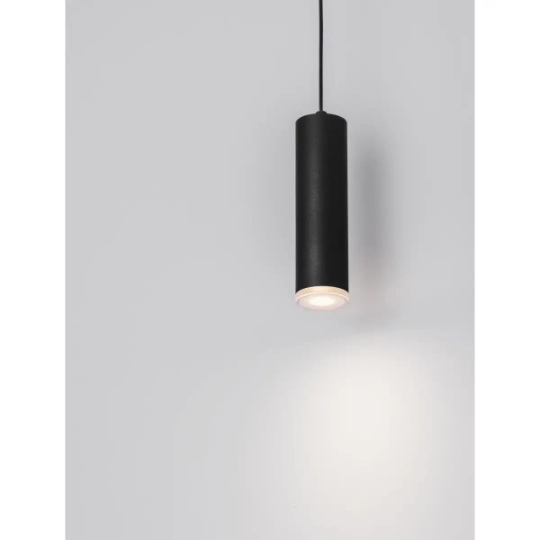 Minimalistyczna lampa wisząca ZENFARO LE45669 czarna