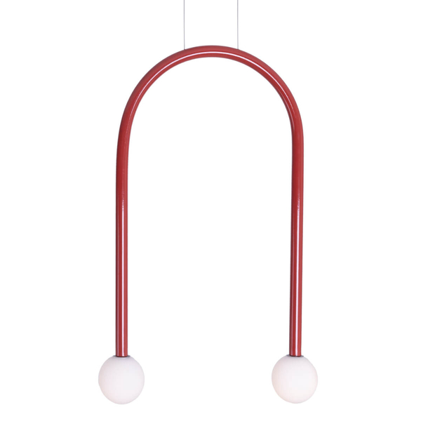 Lampa do jadalni wisząca Enigma P0523 Maxlight LED 4W 3000K czerwona