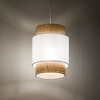 Lampa zwieszana ekologiczna Boho 5652 TK Lighting biały słomkowy