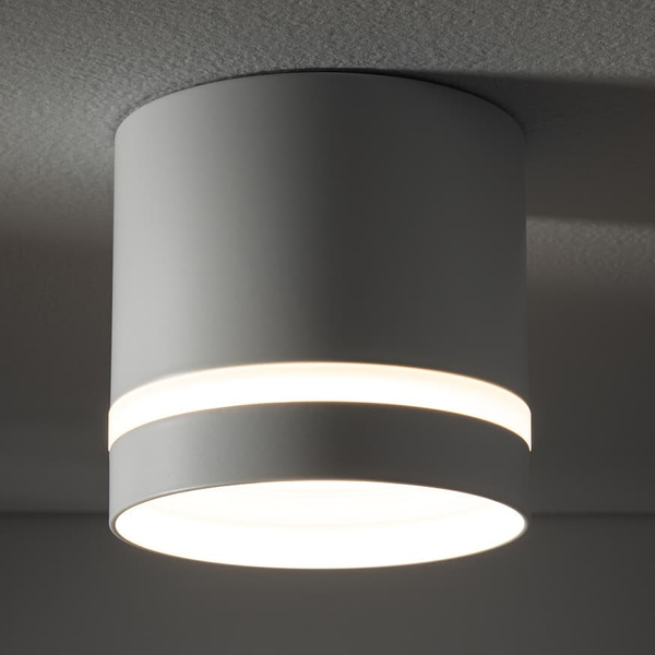 Lampa sufitowa tuba Cres 10478 Nowodvorski punktowa okrągła biała