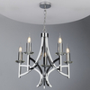 Świecznikowy żyrandol Lyon LYO0550 Dar Lighting na łańcuchu chrom