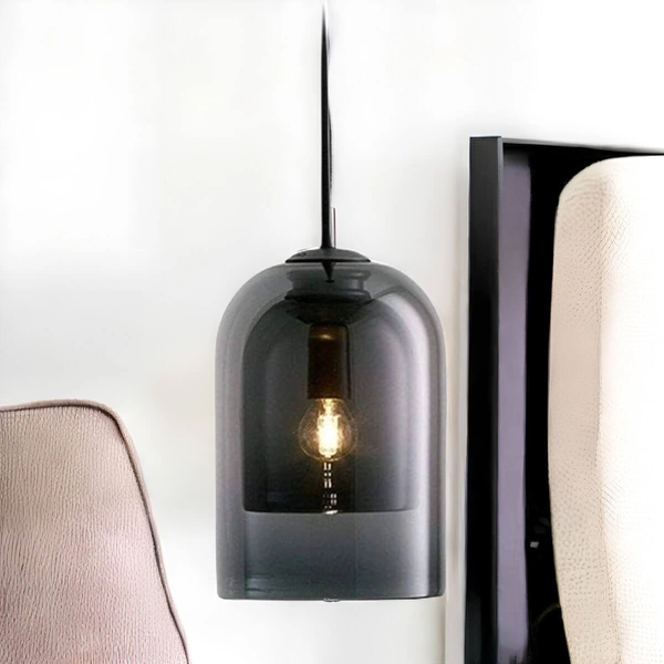 Wisząca lampa kuchenna CGBELLWIS nad wyspę przydymiona