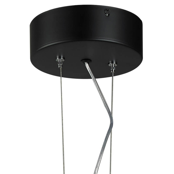 Lampa zwisowa Acirculo ST-10453P/D740A black Step LED 100W 3000K pierścień czarny