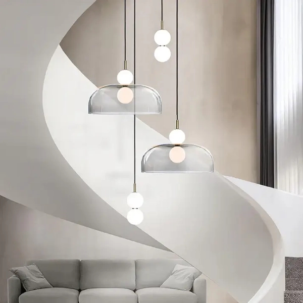 Wisząca lampa do jadalni Perla CGPERLA-D30 Copel LED 11W 3000K balls szklana biała
