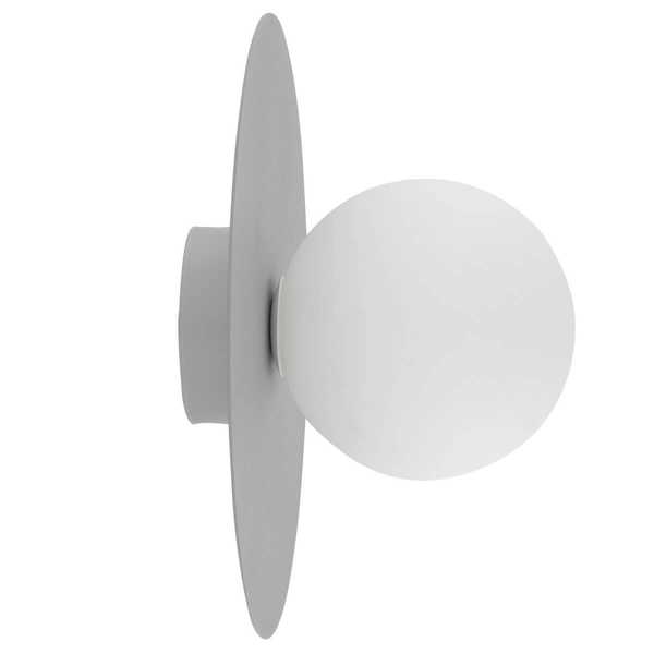 Lampa sufitowa do przedpokoju Pixi 10232 bubble ball biała szara