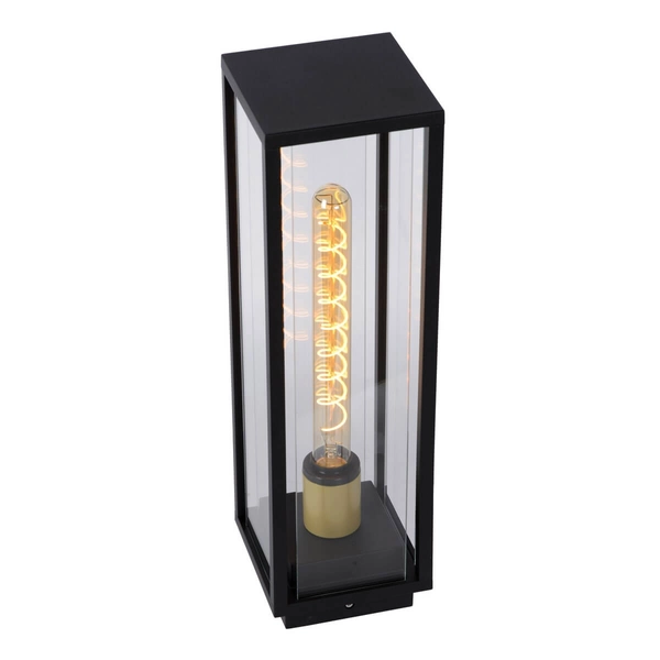 Zewnętrzna lampa stojąca Laurens 27805/50/30 Lucide IP54 loftowa czarna