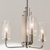 Szklana lampa wisząca QN-KIMROSE3-PN geometryczna nikiel