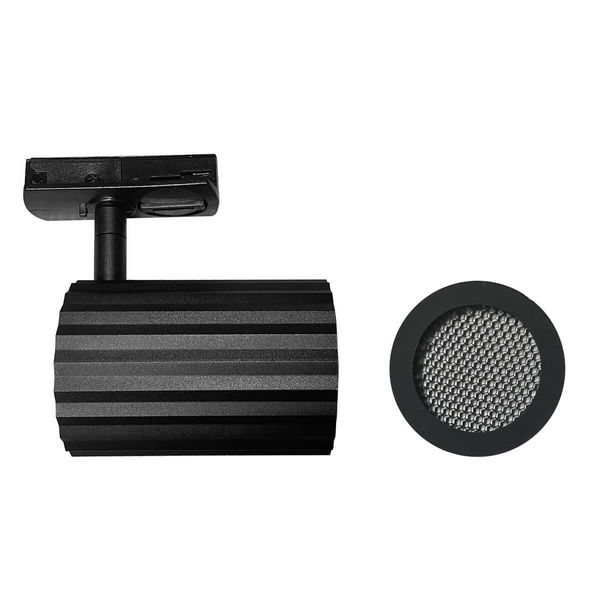 1-fazowy system szynowy Tokio LP-787 SET 1F BK tuby z regulacją czarny