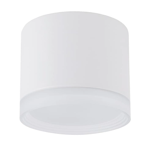 Natynkowa lampa sufitowa Silba 10476 Nowodvorski okrągła tuba biała