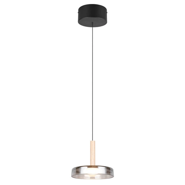 Wisząca lampa CELESTE 354910132 Trio LED 10W 3000K zwis czarny srebrny