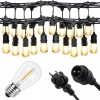Zewnętrzna dekoracyjna girlanda CGE12-1W-1M LED 1W 2700K IP65 czarny