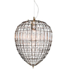 Wisząca lampa ażurowa Amadeus zwis glamour z kryształkami