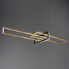 Wisząca lampa LED ZENITRA DL308320310 zwis 34W 3000K złote ramki