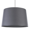 Wisząca lampa abażurowa Maja 1881 TK Lighting do salonu szara grafitowa