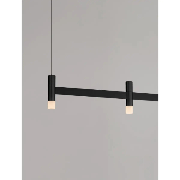 Potrójna lampa wisząca do salonu CORVETA LE45426 LED 12W 3000K czarna