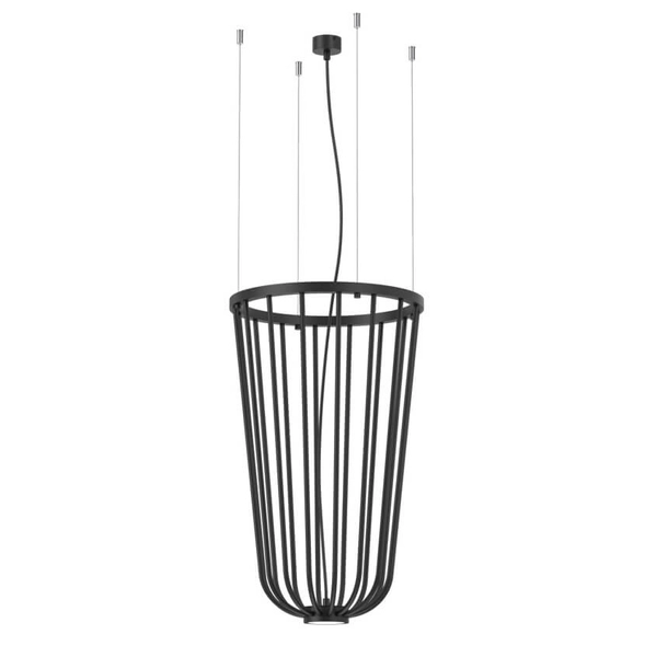 Zawieszana lampa druciana no. Moon 5147 Shilo do jadalni czarny