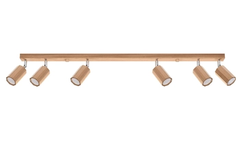 Drewniana lampa sufitowa SL.1032 ekologiczny spot do salonu